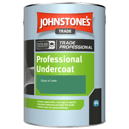 Johnstone's Professional Undercoat spirit based paint - Drop of Jade - 1ltr
