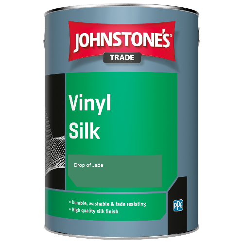 Johnstone's Trade Vinyl Silk emulsion paint - Drop of Jade - 5ltr
