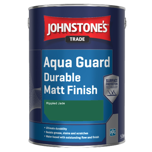 Johnstone's Aqua Guard Durable Matt Finish - Rippled Jade - 1ltr