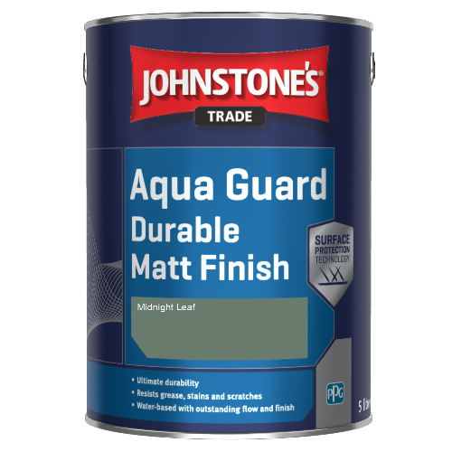 Johnstone's Aqua Guard Durable Matt Finish - Midnight Leaf - 1ltr
