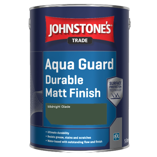 Johnstone's Aqua Guard Durable Matt Finish - Midnight Glade - 1ltr