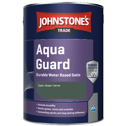 Aqua Guard Durable Water Based Satin - Dark Green Velvet - 1ltr