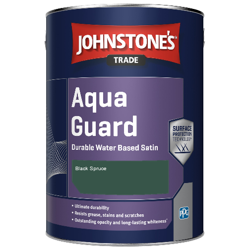 Aqua Guard Durable Water Based Satin - Black Spruce - 1ltr