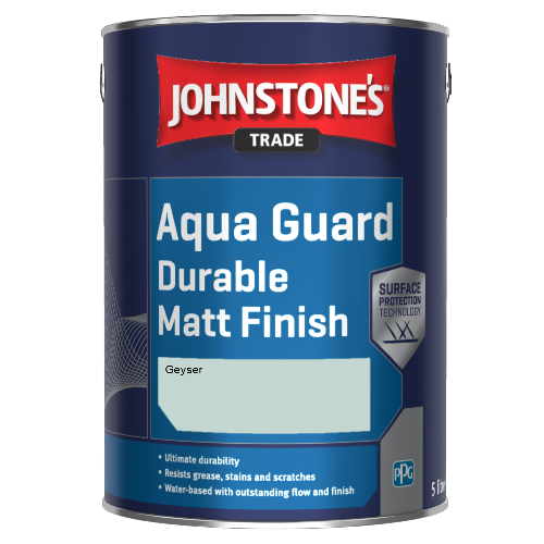 Johnstone's Aqua Guard Durable Matt Finish - Geyser - 5ltr