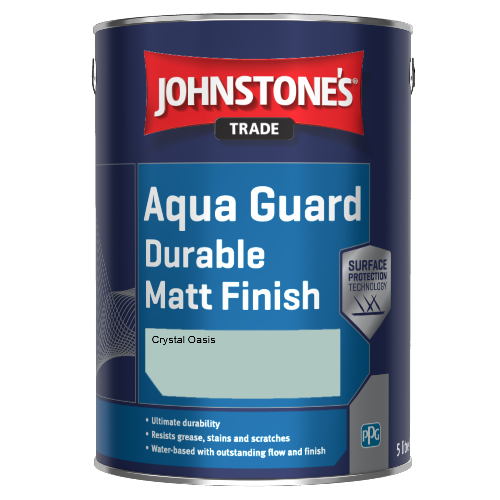 Johnstone's Aqua Guard Durable Matt Finish - Crystal Oasis - 1ltr