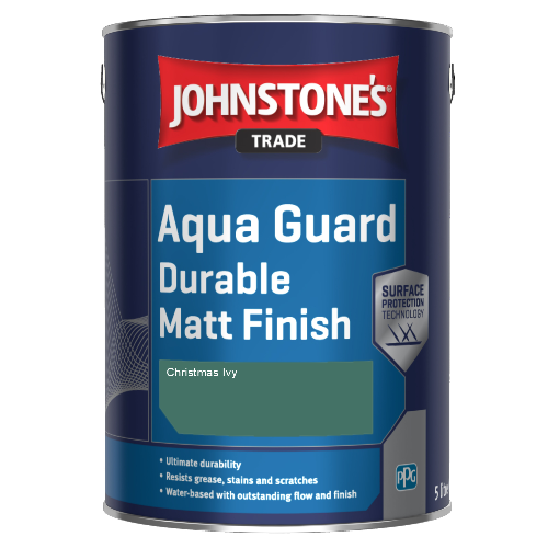 Johnstone's Aqua Guard Durable Matt Finish - Christmas Ivy - 1ltr