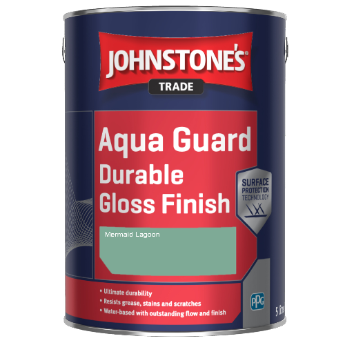 Johnstone's Aqua Guard Durable Gloss Finish - Mermaid Lagoon - 1ltr