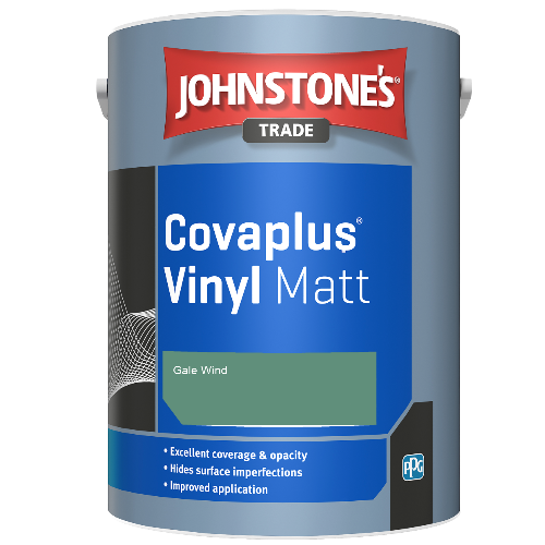 Johnstone's Trade Covaplus Vinyl Matt emulsion paint - Gale Wind - 5ltr