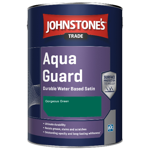 Aqua Guard Durable Water Based Satin - Gorgeous Green - 1ltr