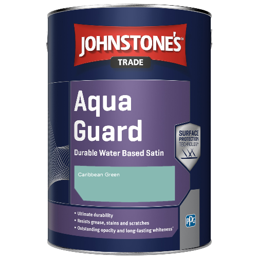 Aqua Guard Durable Water Based Satin - Caribbean Green - 1ltr