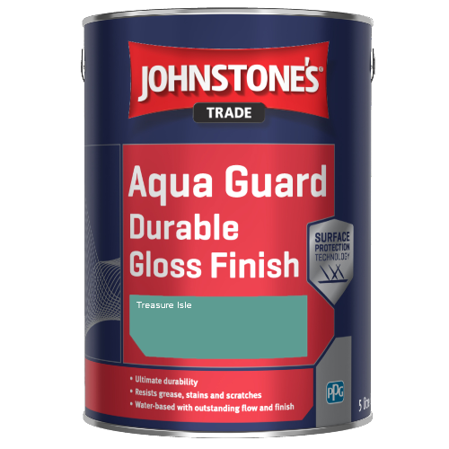 Johnstone's Aqua Guard Durable Gloss Finish - Treasure Isle - 2.5ltr