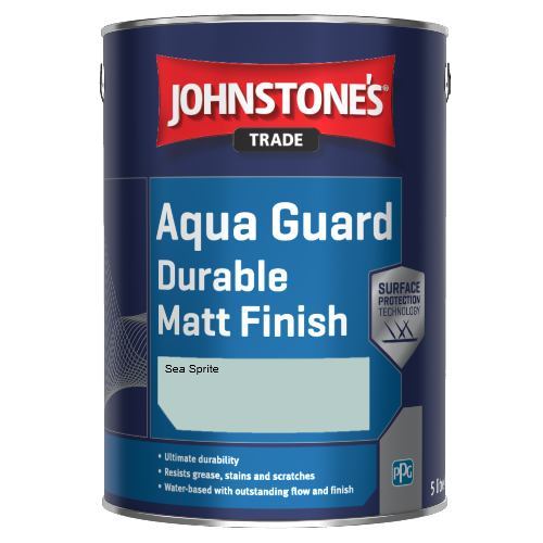 Johnstone's Aqua Guard Durable Matt Finish - Sea Sprite - 1ltr