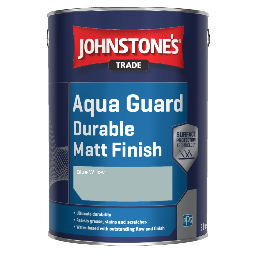 Johnstone's Aqua Guard Durable Matt Finish - Blue Willow - 1ltr