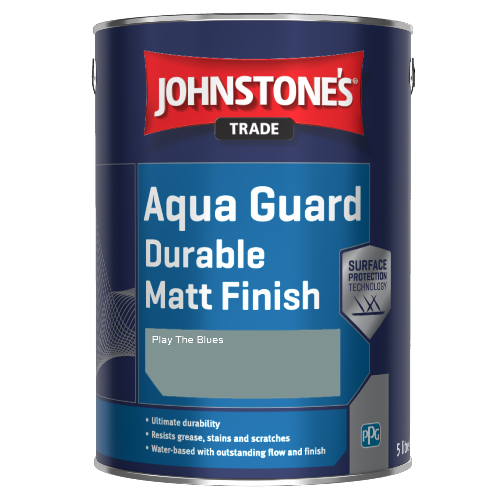 Johnstone's Aqua Guard Durable Matt Finish - Play The Blues - 1ltr