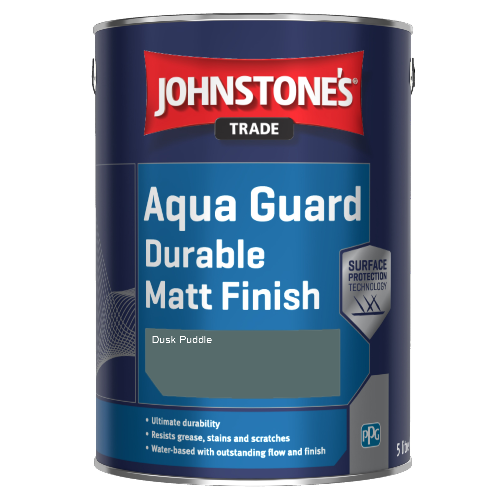 Johnstone's Aqua Guard Durable Matt Finish - Dusk Puddle - 5ltr