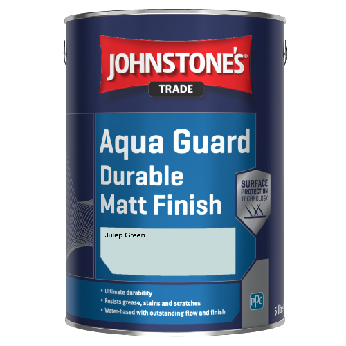 Johnstone's Aqua Guard Durable Matt Finish - Julep Green - 2.5ltr