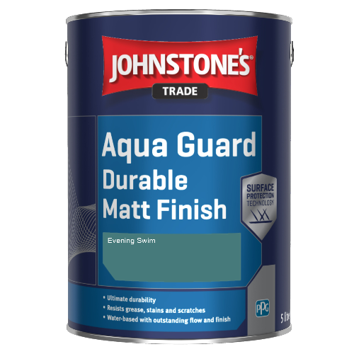 Johnstone's Aqua Guard Durable Matt Finish - Evening Swim - 1ltr