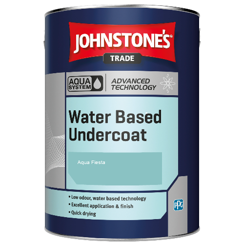 Johnstone's Aqua Water Based Undercoat paint - Aqua Fiesta - 1ltr