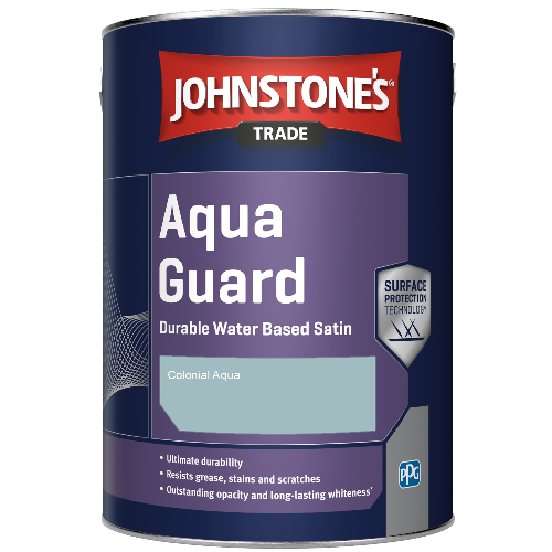 Aqua Guard Durable Water Based Satin - Colonial Aqua - 1ltr