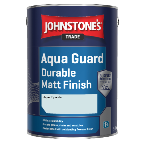 Johnstone's Aqua Guard Durable Matt Finish - Aqua Sparkle - 2.5ltr