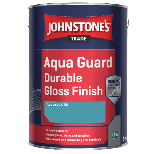Johnstone's Aqua Guard Durable Gloss Finish - Acapulco Cliffs - 1ltr