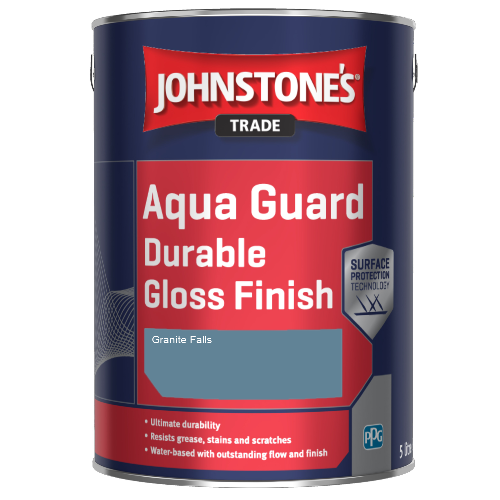 Johnstone's Aqua Guard Durable Gloss Finish - Granite Falls - 1ltr
