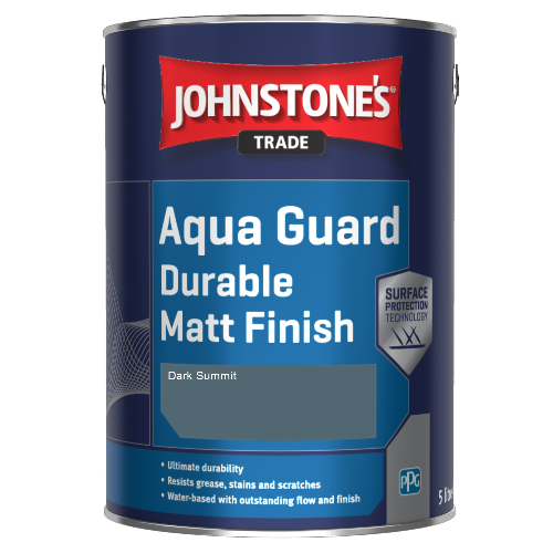 Johnstone's Aqua Guard Durable Matt Finish - Dark Summit - 1ltr