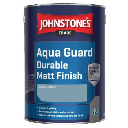 Johnstone's Aqua Guard Durable Matt Finish - Serene Stream - 1ltr