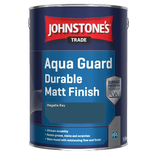 Johnstone's Aqua Guard Durable Matt Finish - Regatta Bay - 1ltr