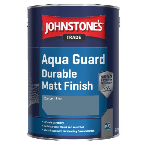 Johnstone's Aqua Guard Durable Matt Finish - Canyon Blue - 1ltr