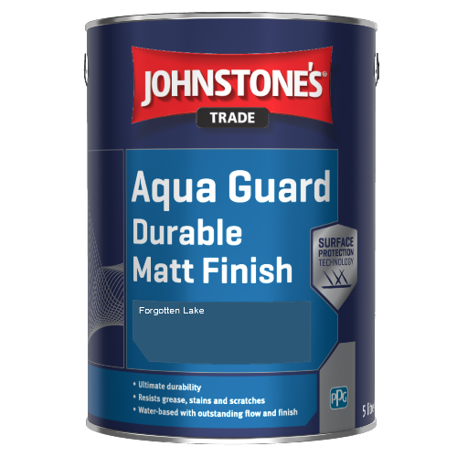 Johnstone's Aqua Guard Durable Matt Finish - Forgotten Lake  - 5ltr