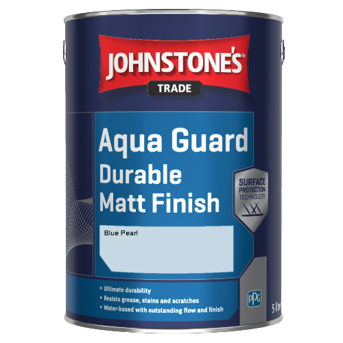 Johnstone's Aqua Guard Durable Matt Finish - Blue Pearl - 5ltr
