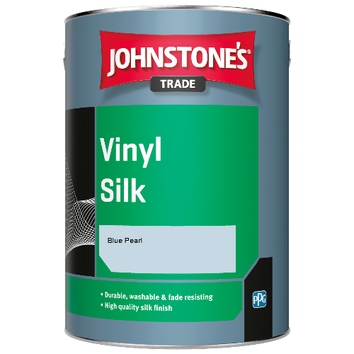 Johnstone's Trade Vinyl Silk emulsion paint - Blue Pearl - 1ltr