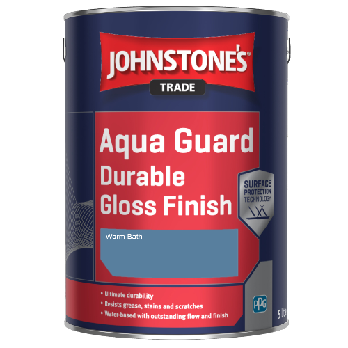 Johnstone's Aqua Guard Durable Gloss Finish - Warm Bath - 1ltr