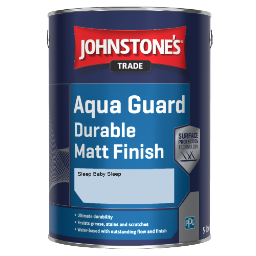 Johnstone's Aqua Guard Durable Matt Finish - Sleep Baby Sleep - 1ltr