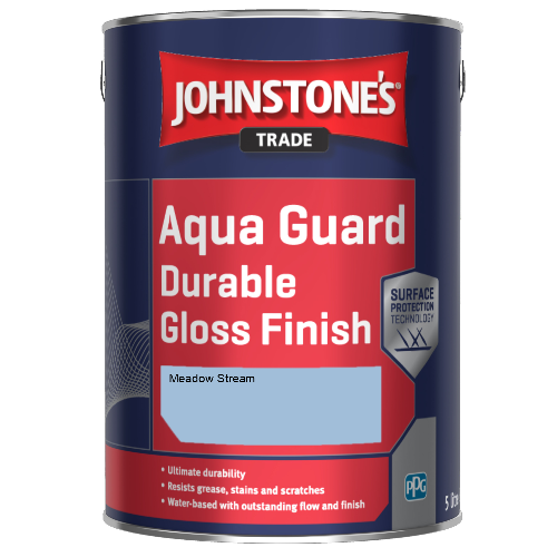 Johnstone's Aqua Guard Durable Gloss Finish - Meadow Stream - 1ltr