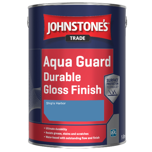 Johnstone's Aqua Guard Durable Gloss Finish - Ship's Harbor - 1ltr