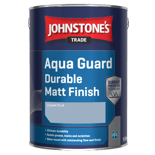 Johnstone's Aqua Guard Durable Matt Finish - Cobalt Dust - 1ltr