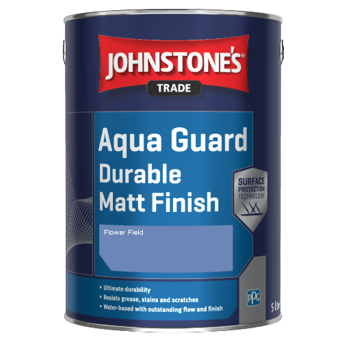 Johnstone's Aqua Guard Durable Matt Finish - Flower Field - 5ltr
