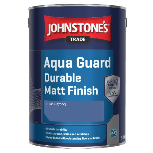 Johnstone's Aqua Guard Durable Matt Finish - Blue Odyssey - 1ltr