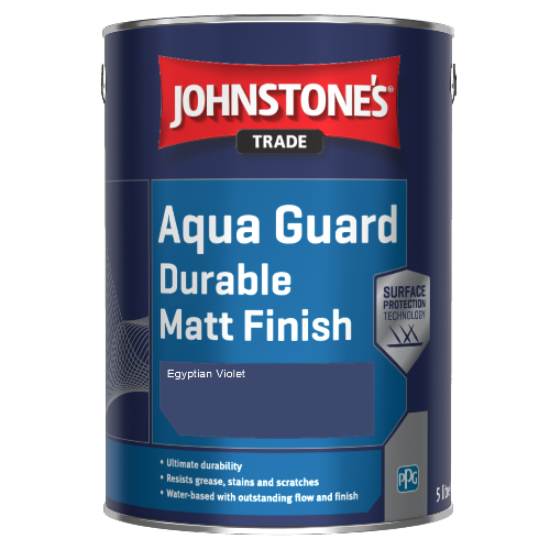 Johnstone's Aqua Guard Durable Matt Finish - Egyptian Violet - 2.5ltr
