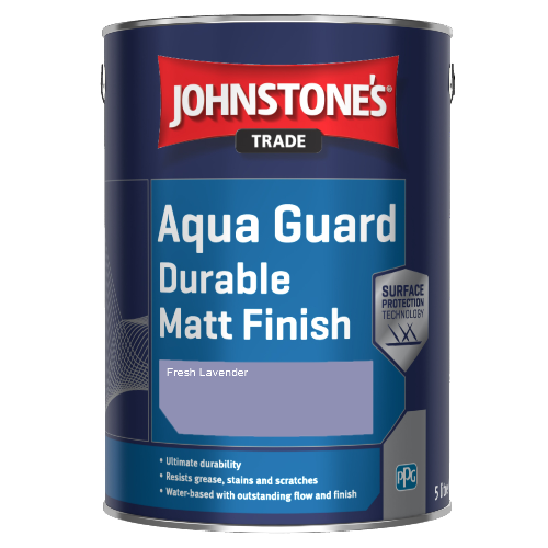 Johnstone's Aqua Guard Durable Matt Finish - Fresh Lavender - 1ltr
