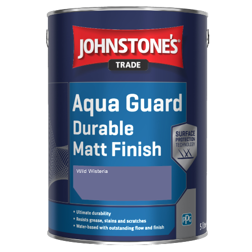 Johnstone's Aqua Guard Durable Matt Finish - Wild Wisteria - 1ltr