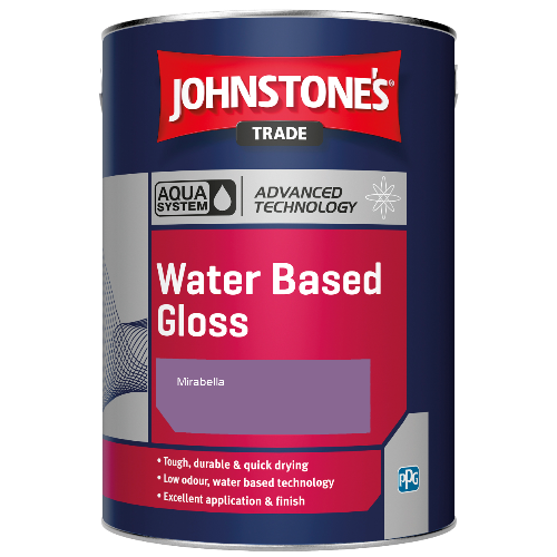 Johnstone's Aqua Water Based Gloss paint - Mirabella - 1ltr