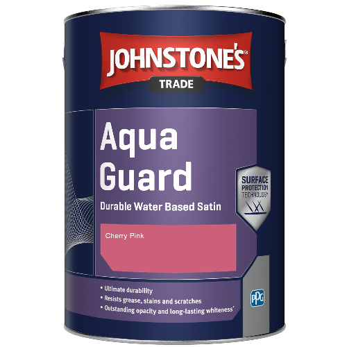 Aqua Guard Durable Water Based Satin - Cherry Pink - 1ltr