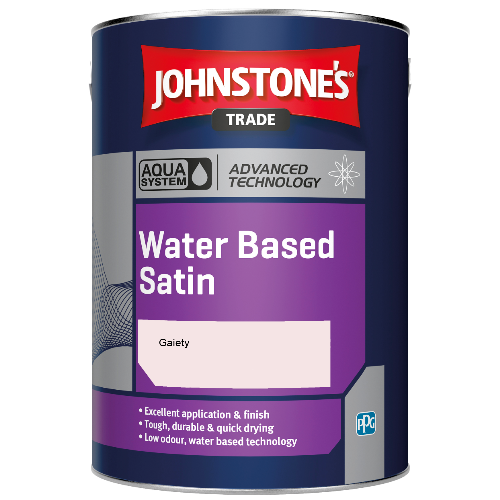 Johnstone's Aqua Water Based Satin finish paint - Gaiety - 2.5ltr