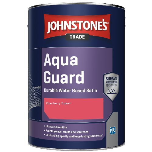 Aqua Guard Durable Water Based Satin - Cranberry Splash - 5ltr