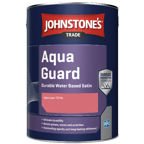 Aqua Guard Durable Water Based Satin - Mexican Chile - 1ltr