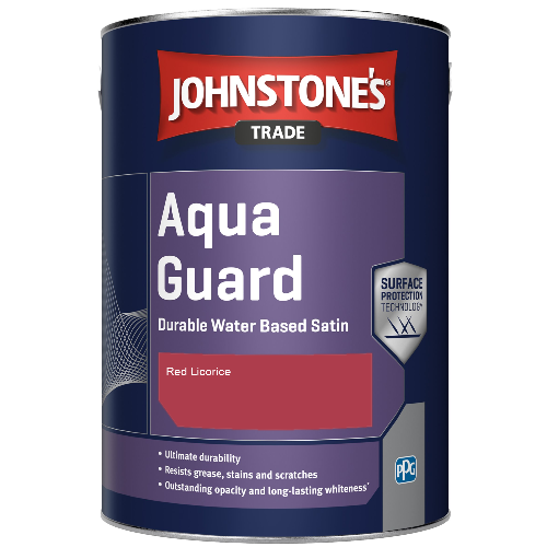 Aqua Guard Durable Water Based Satin - Red Licorice - 1ltr