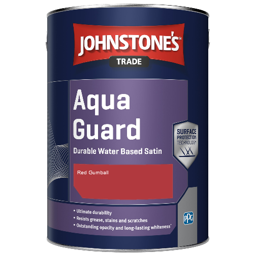 Aqua Guard Durable Water Based Satin - Red Gumball - 5ltr